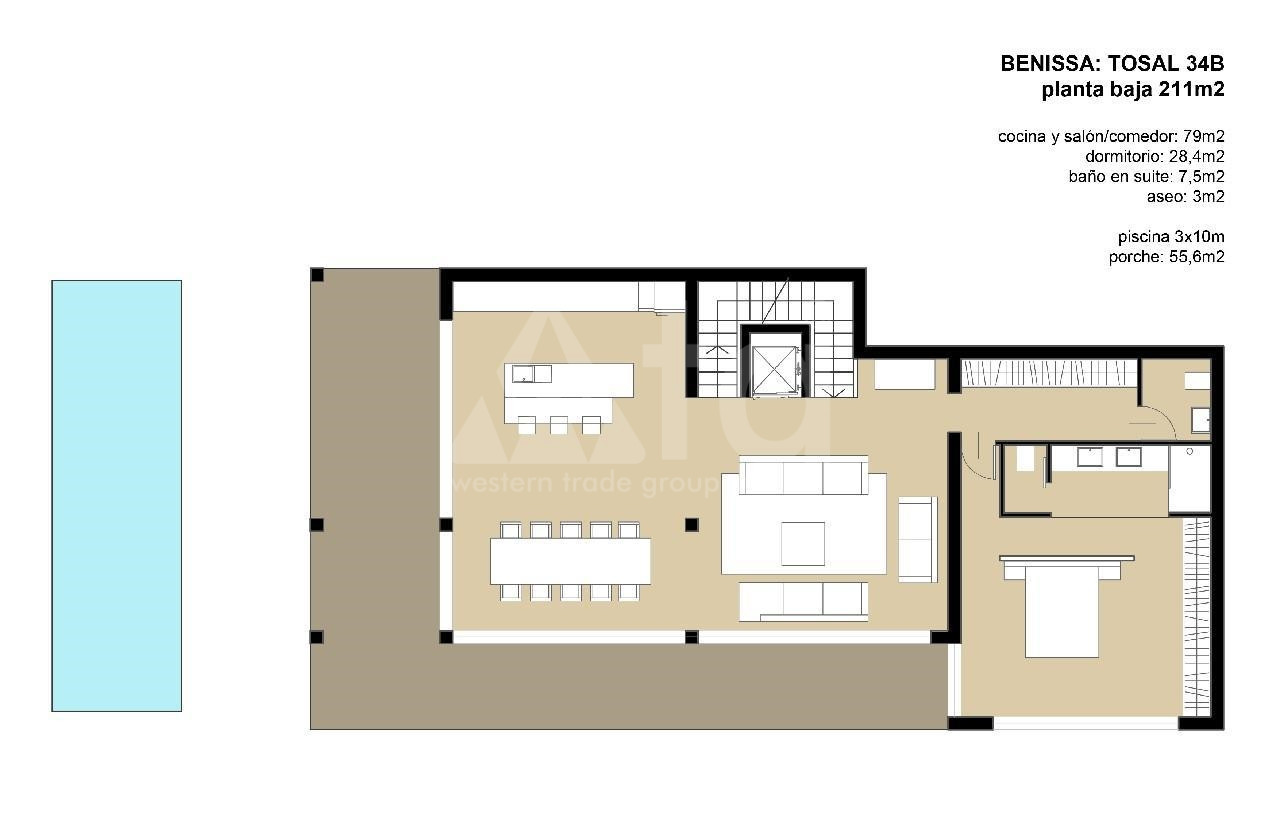 Villa de 3 habitaciones en Benissa - WIL53710 - 1