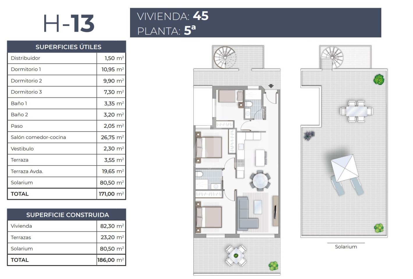 3 bedroom Apartment in Torrevieja - TR53983 - 1