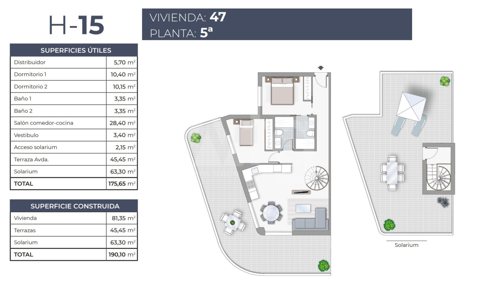 Apartamento de 2 habitaciones en Torrevieja - TR53985 - 1