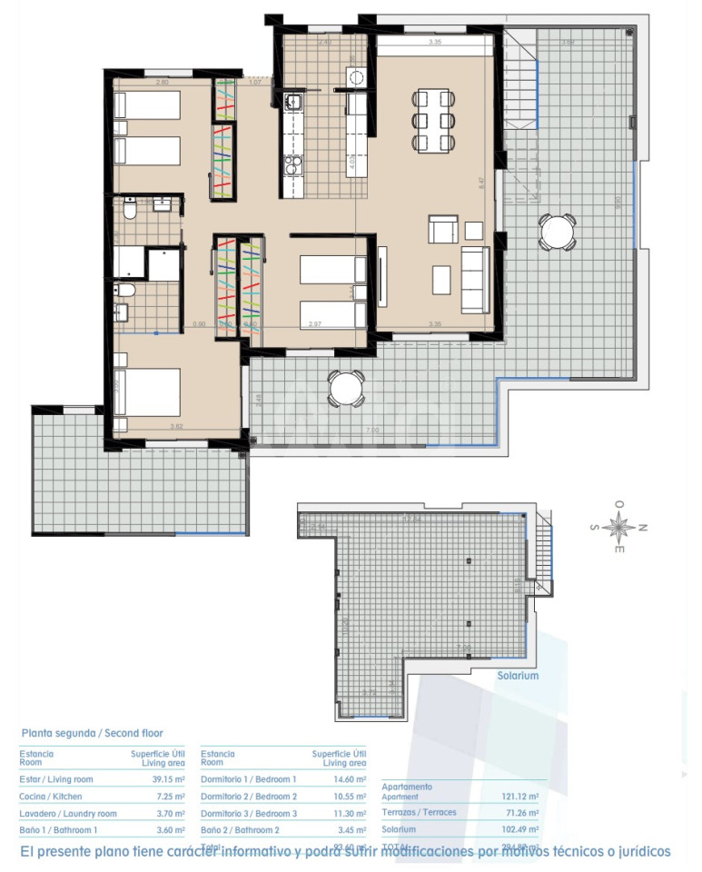 3 Schlafzimmer Penthouse-Wohnung in Torre de la Horadada - ZP54054 - 1