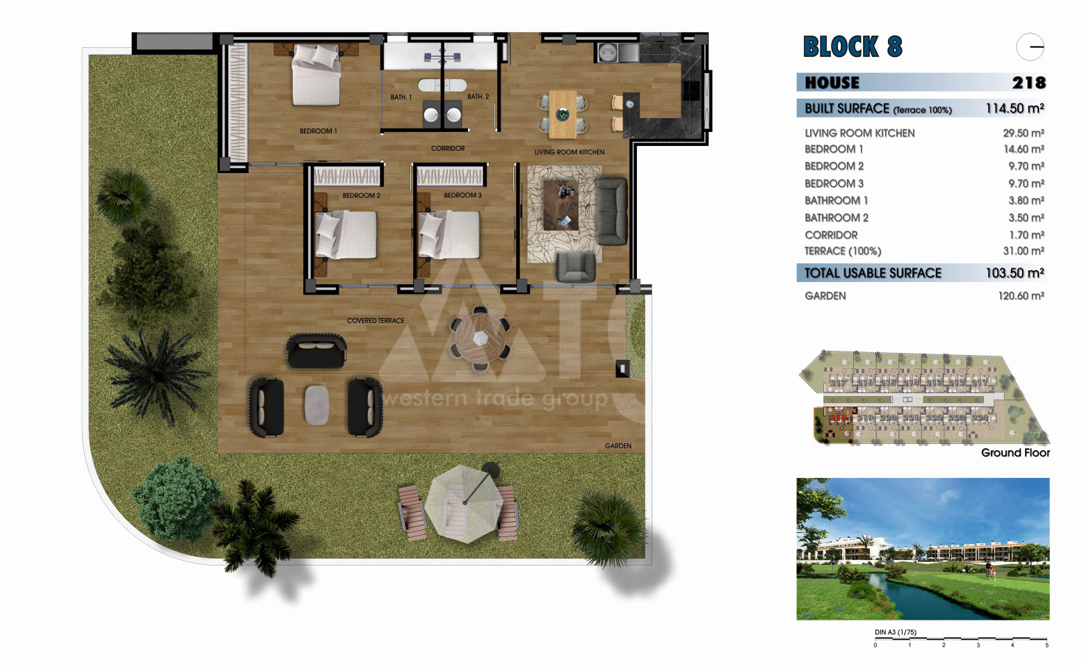 3 bedroom Apartment in Los Alcázares - GM54328 - 1