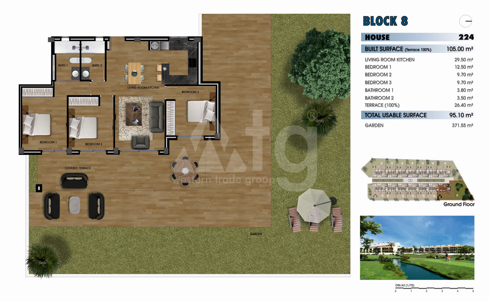 Apartamento de 3 habitaciones en Los Alcázares - GM54334 - 1