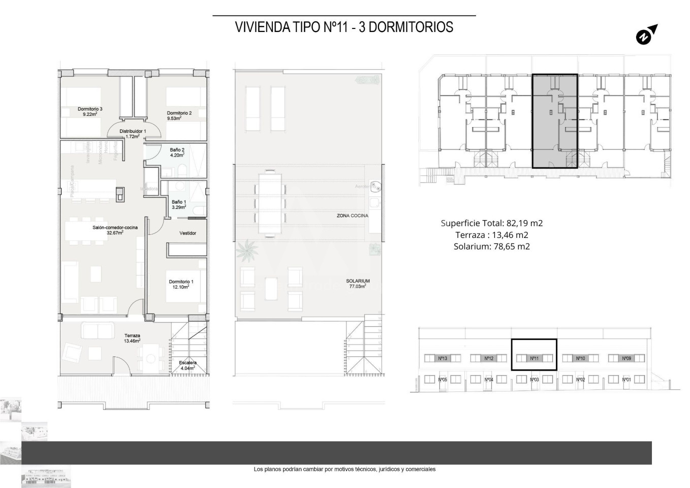 Бунгало в Пилар де ла Орадада, 3 спальни - WD54367 - 1