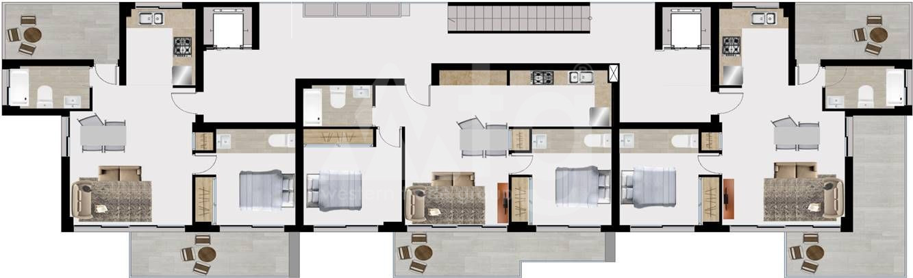 2 bedroom Apartment in Finestrat - OKK1116321 - 2
