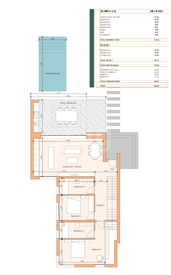 3 Schlafzimmer Villa in El Caracolero - THE54715 - 2