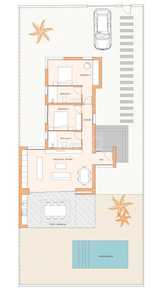 Villa de 2 habitaciones en El Caracolero - THE54723 - 1