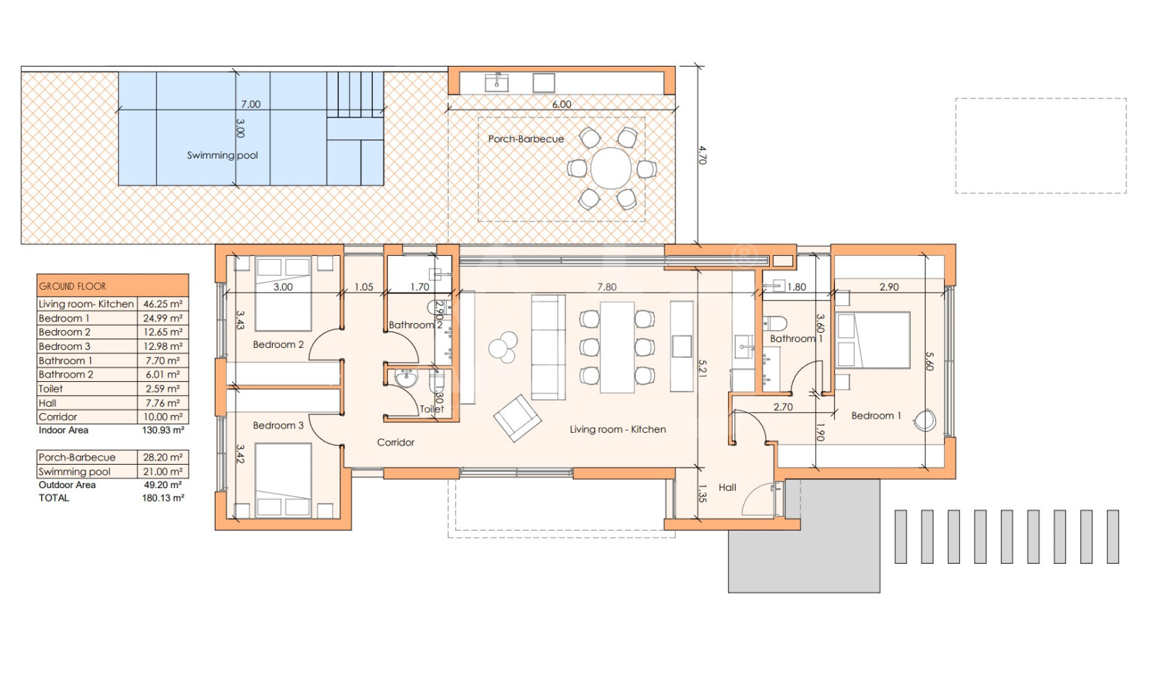 Villa de 3 habitaciones en El Caracolero - THE54736 - 1