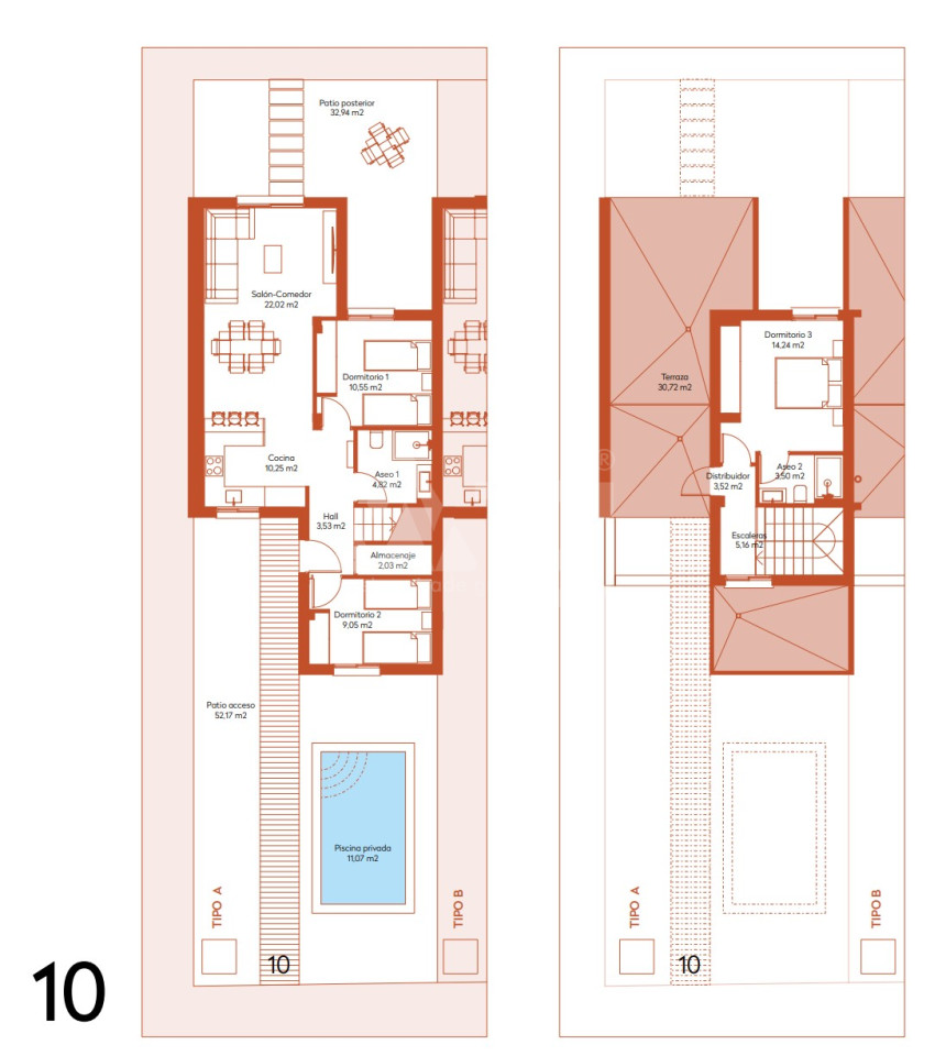 3 Schlafzimmer Reihenhaus in El Caracolero - THE54756 - 1