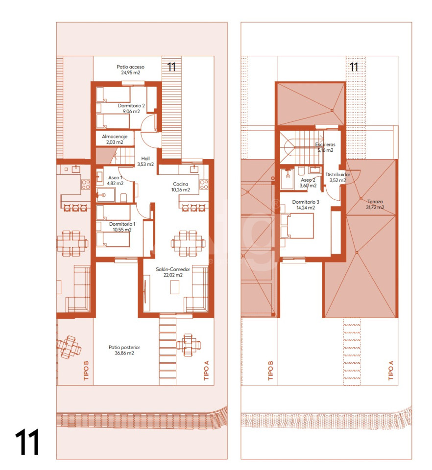 3 Schlafzimmer Reihenhaus in El Caracolero - THE54757 - 1