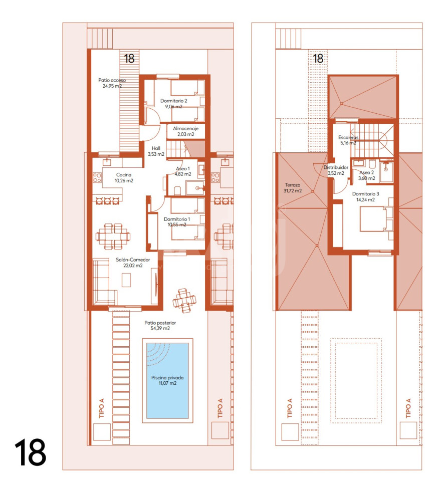 3 Schlafzimmer Reihenhaus in El Caracolero - THE54764 - 1