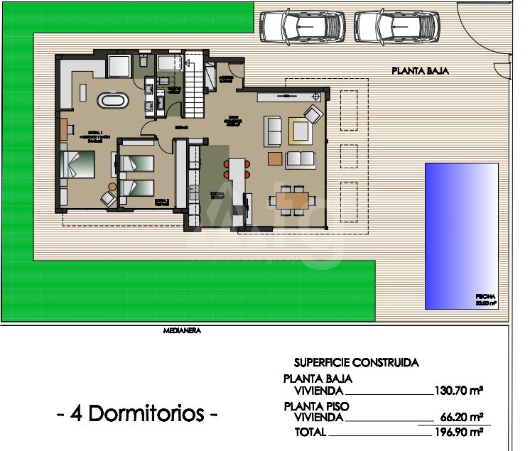 4 bedroom Villa in Dehesa de Campoamor - AGI115655 - 1