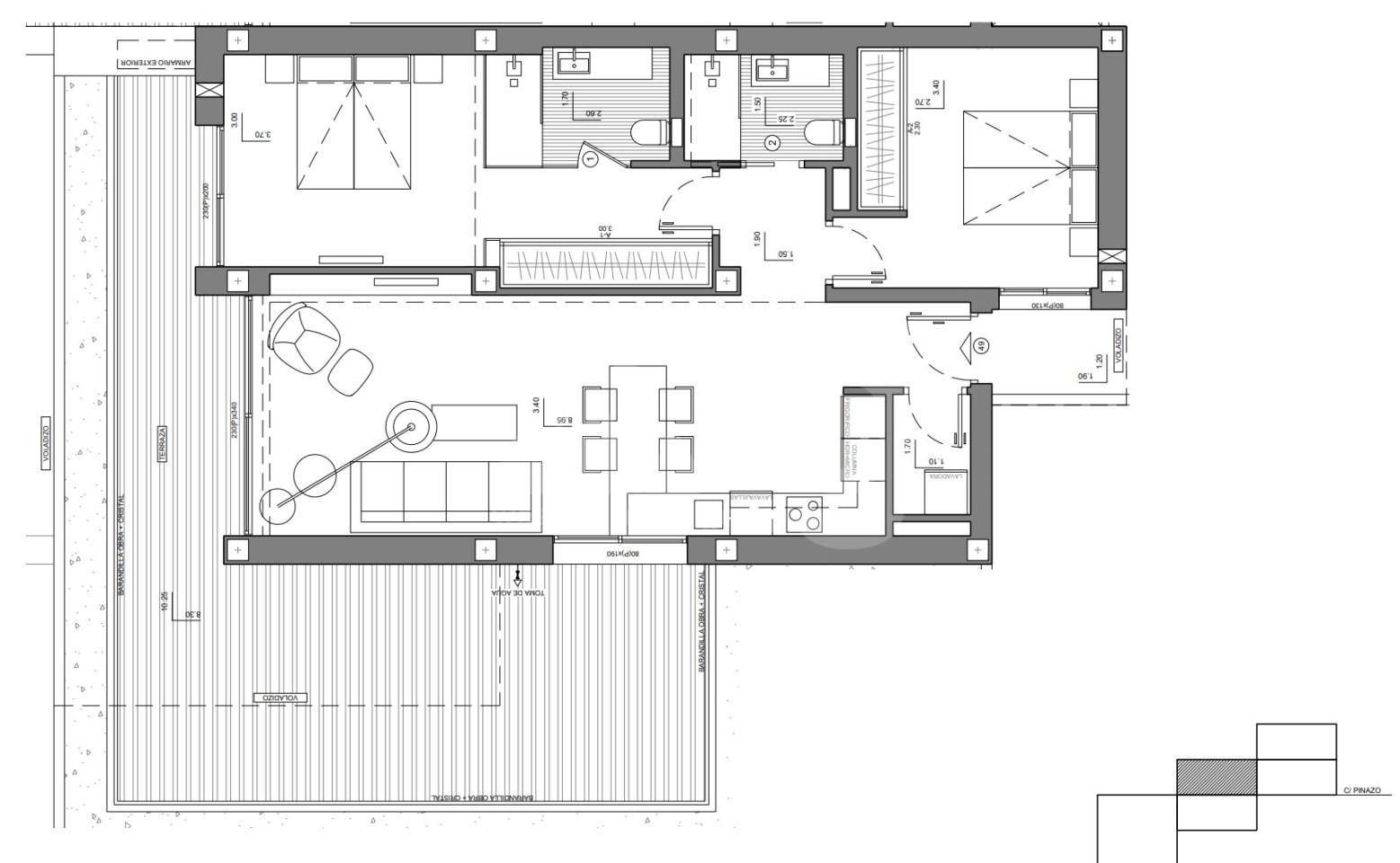 2 Schlafzimmer Penthouse-Wohnung in Cumbre del Sol - VAP55427 - 1