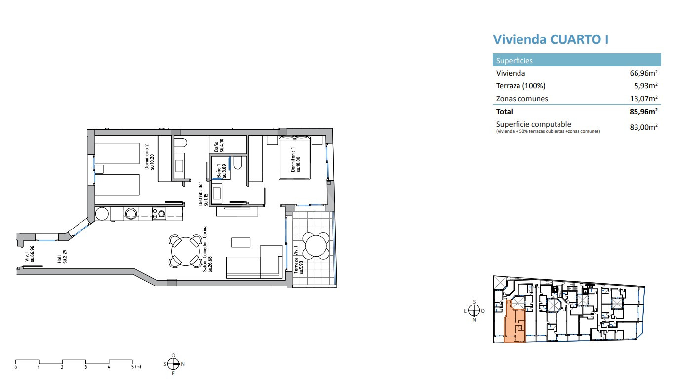2 Schlafzimmer Penthouse-Wohnung in Guardamar del Segura - EH55725 - 1