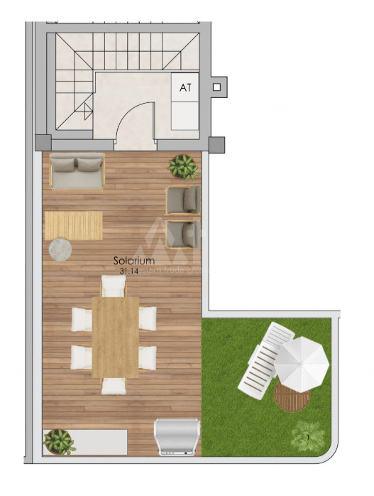 2 Schlafzimmer Penthouse-Wohnung in Santa Pola - US56029 - 2