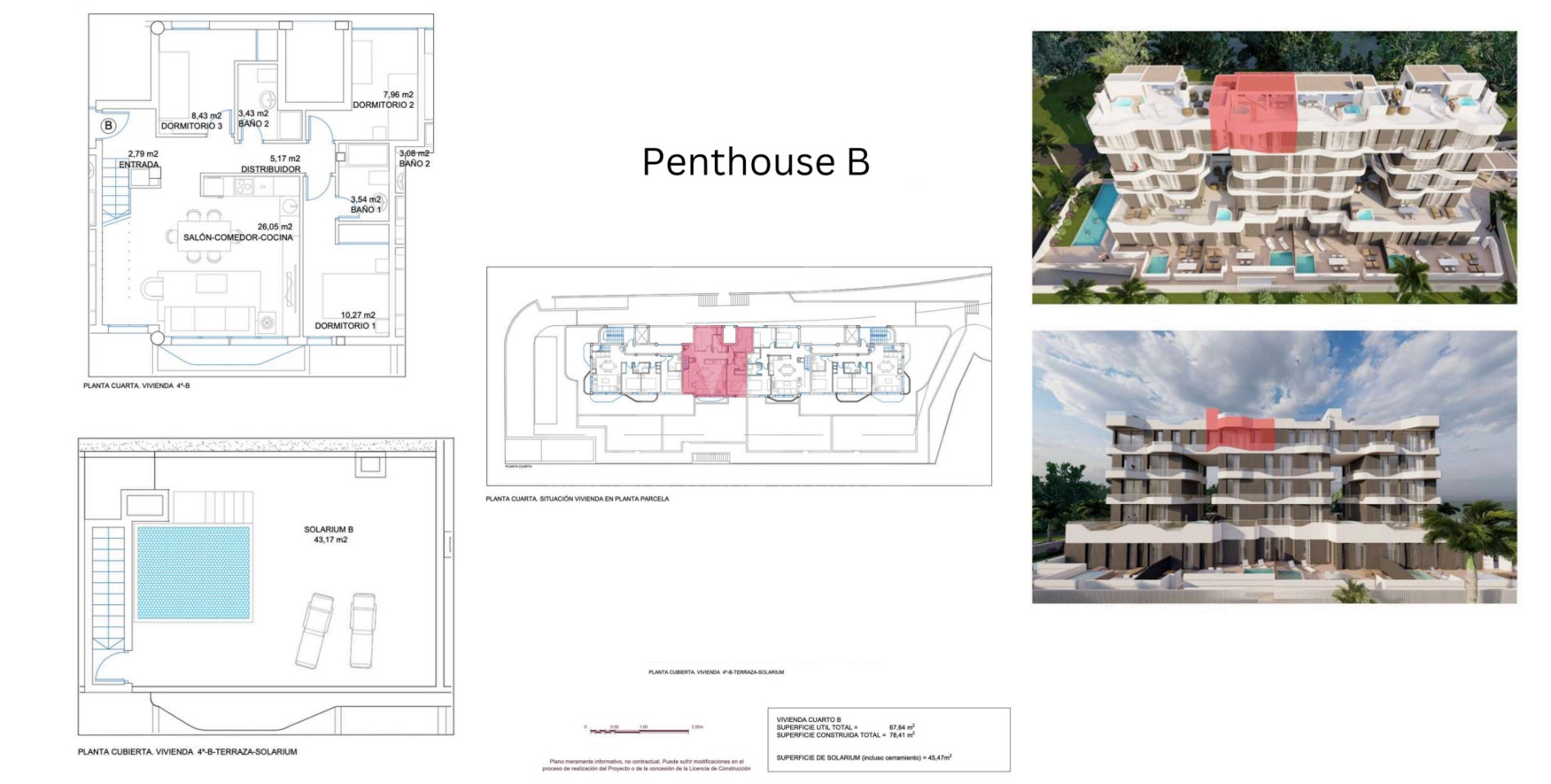 Penthouse cu 3 dormitoare în El Campello - CWG56363 - 1