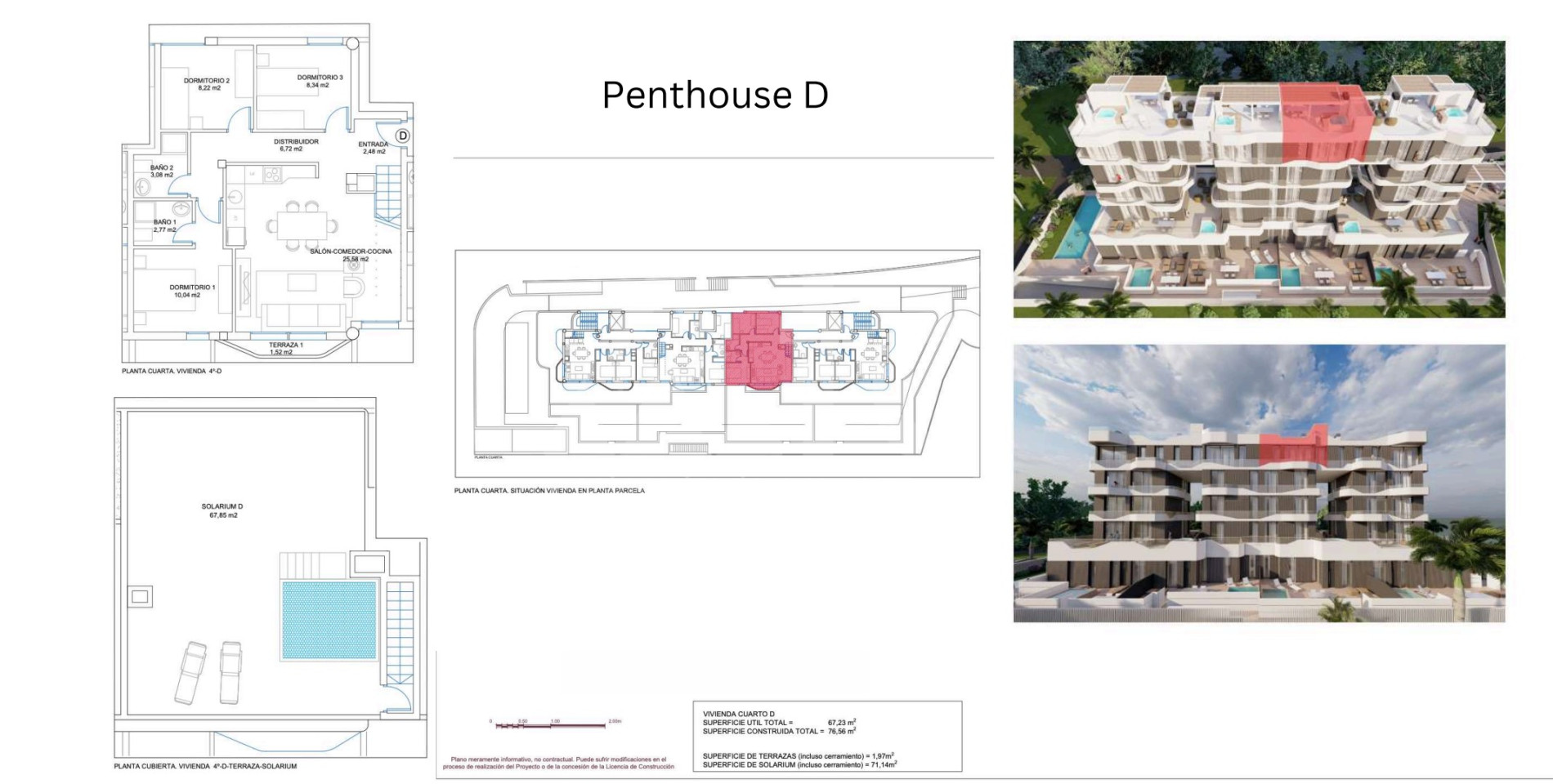 Penthouse cu 3 dormitoare în El Campello - CWG56364 - 1