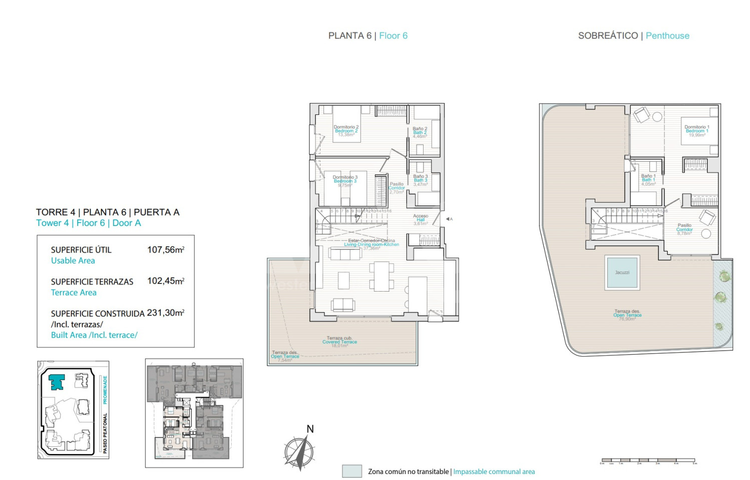 Penthouse cu 3 dormitoare în Villajoyosa - QUA56842 - 1