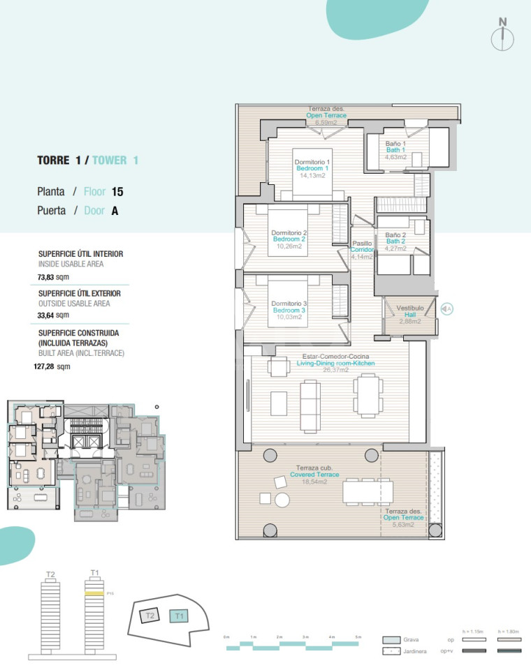 Apartamento de 3 habitaciones en Calpe - QUA56849 - 1