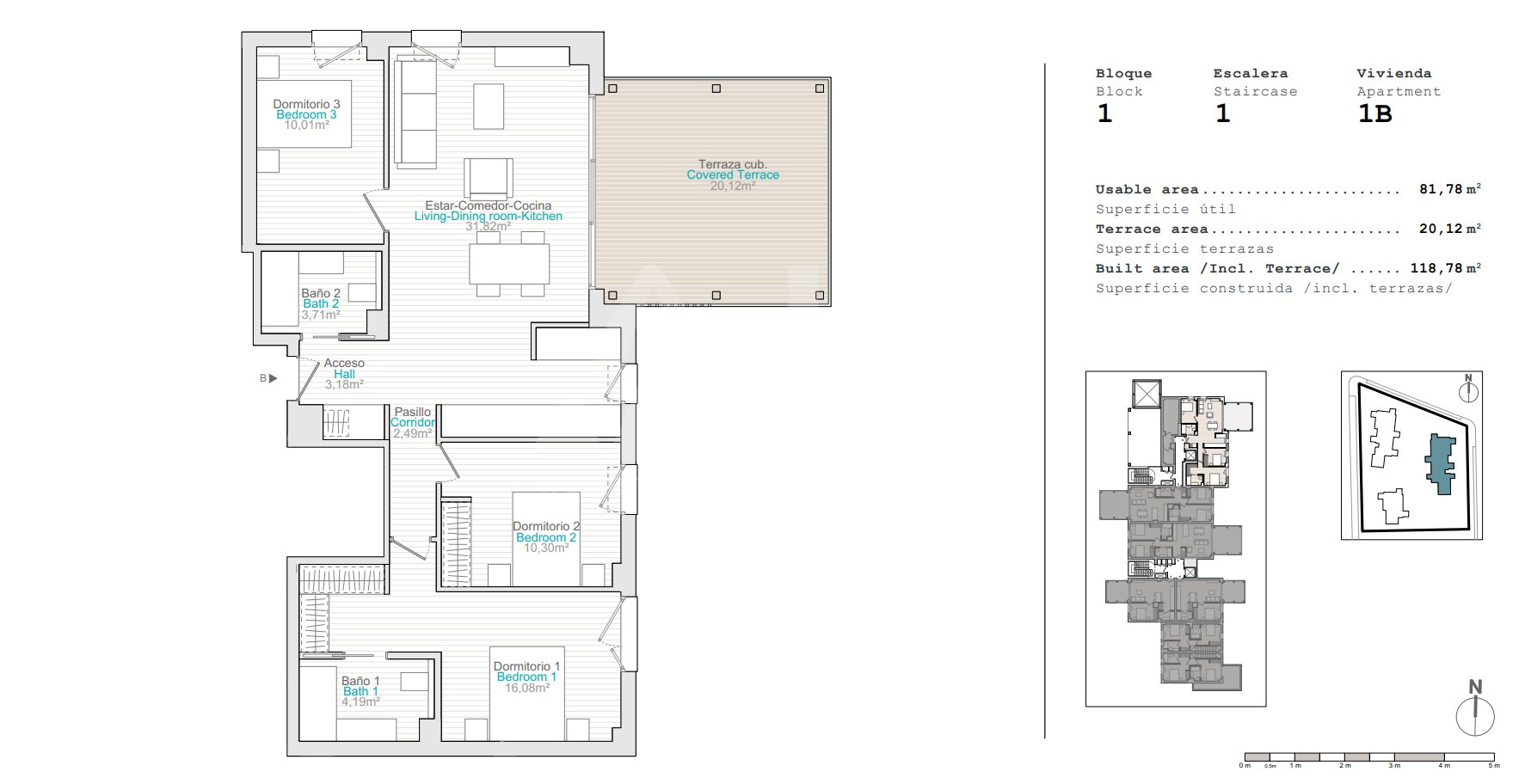 Apartament cu 3 dormitoare în El Verger - QUA56853 - 1