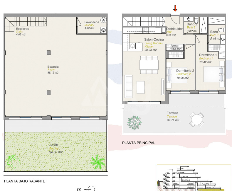 2 bedroom Duplex in Finestrat - CAM56857 - 1