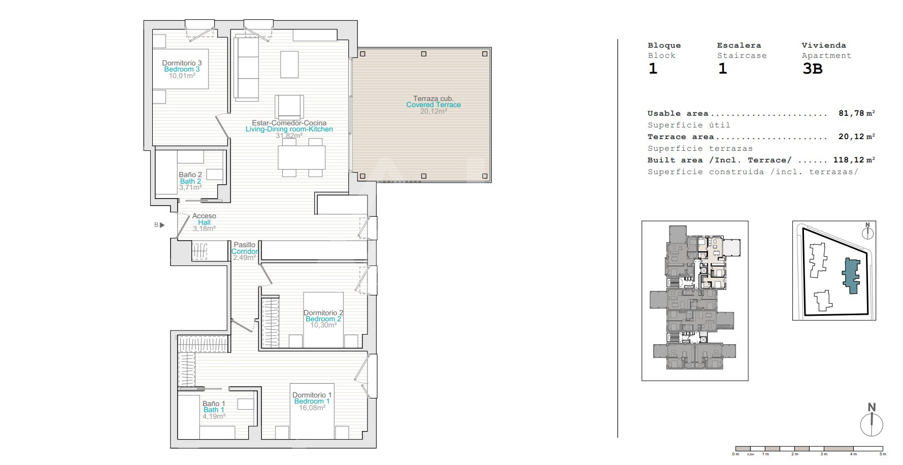 Apartament cu 3 dormitoare în El Verger - QUA56875 - 1