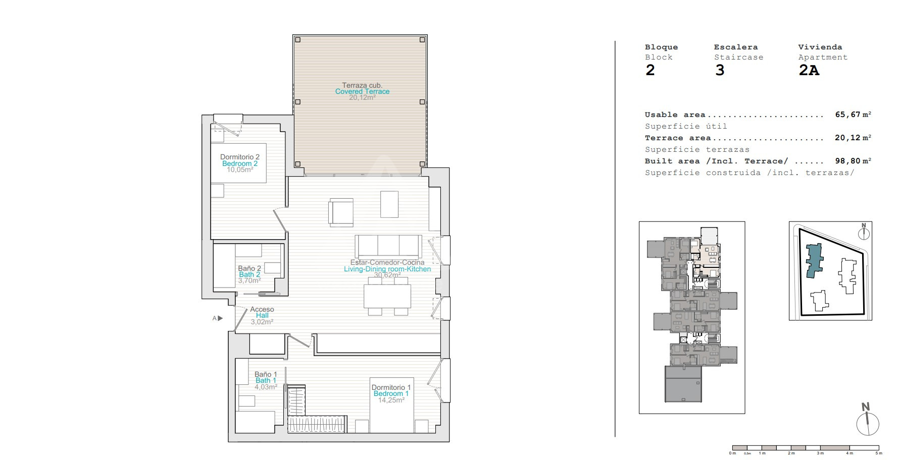 Appartement de 2 chambres à Le verger - QUA56876 - 1