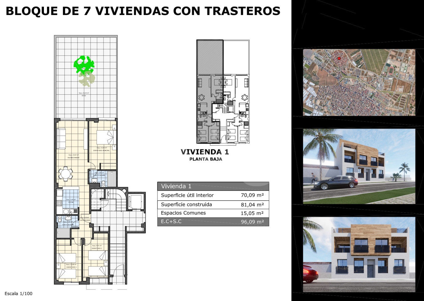 Apartament cu 3 dormitoare în Pilar de la Horadada - RLG57286 - 1