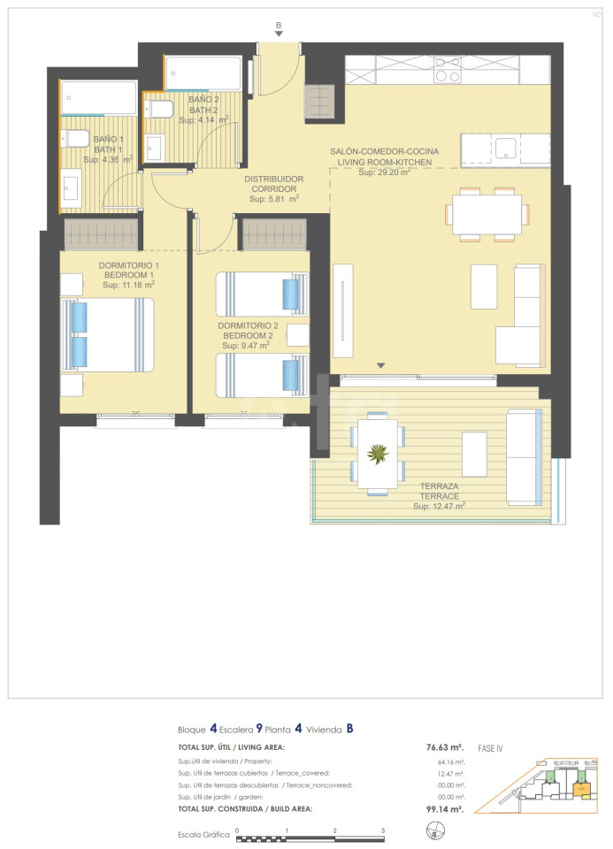 2 bedroom Apartment in Dehesa de Campoamor - UBA57444 - 1