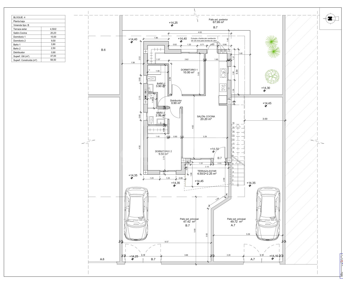 Bungalow de 2 habitaciones en Mazarrón - BMI57636 - 1