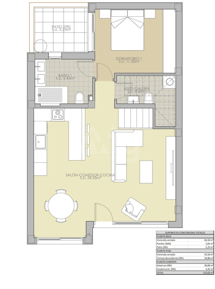 Townhouse cu 3 dormitoare în Rojales - SLR57647 - 2