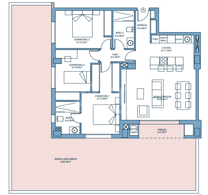 3 Schlafzimmer Appartement in Murcia - UPP58120 - 1