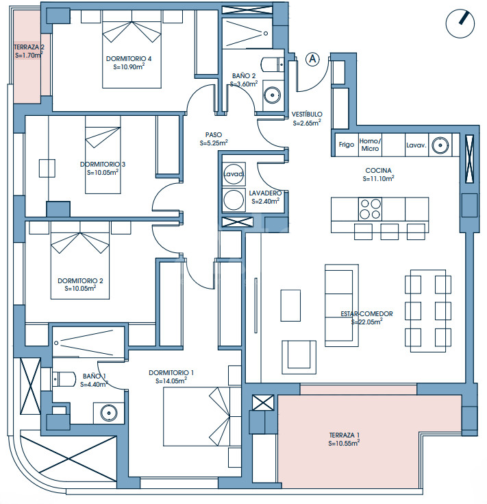 4 Schlafzimmer Appartement in Murcia - UPP58141 - 1