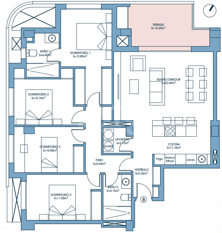 4 bedroom Apartment in Murcia - UPP58142 - 1