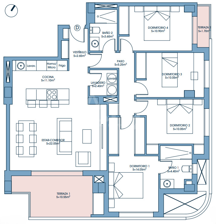 4 bedroom Apartment in Murcia - UPP58148 - 1