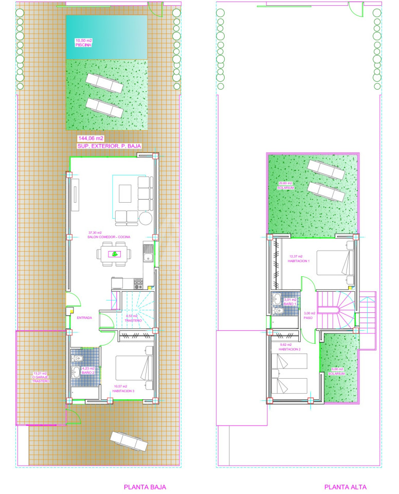 Villa de 3 habitaciones en Los Alcázares - NGI58191 - 1