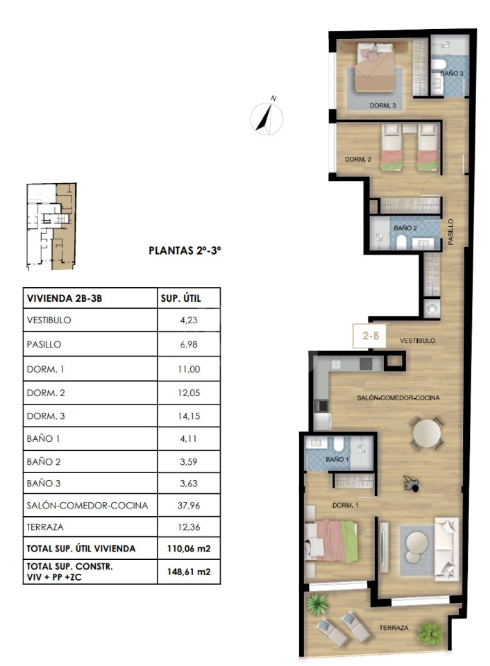 Apartament cu 3 dormitoare în Torrevieja - AG58202 - 1