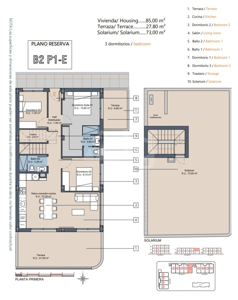 Bungalow cu 3 dormitoare în Los Alcázares - GV58535 - 1