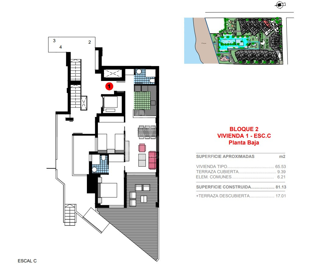 2 ložnice Apartmán v Denia - VP58548 - 1