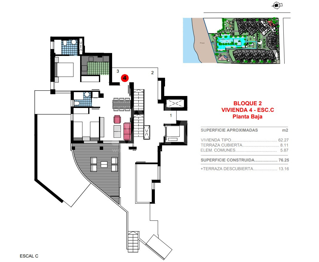 2 ložnice Apartmán v Denia - VP58549 - 1