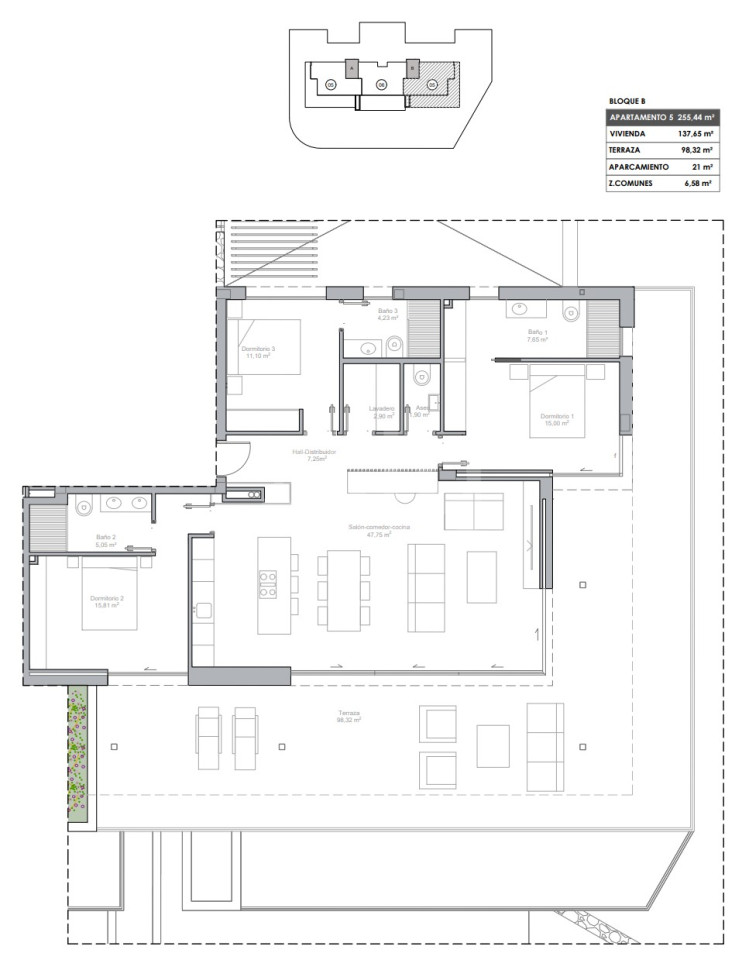 3 ložnice Penthouse v Las Colinas - GEO58689 - 1