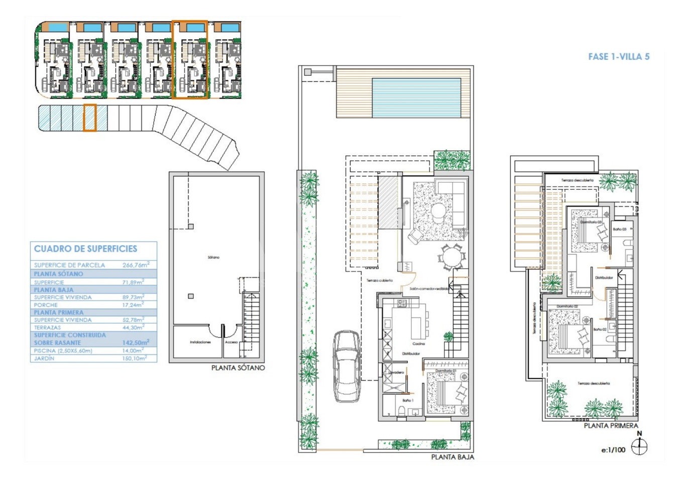 Villa de 3 habitaciones en Santa Rosalia - OI58922 - 1