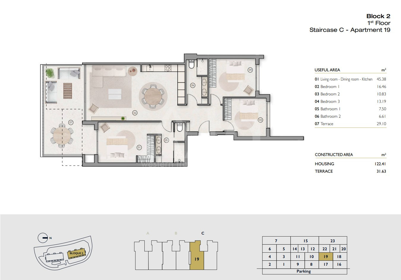 3 Schlafzimmer Appartement in Las Colinas - LCG59217 - 1