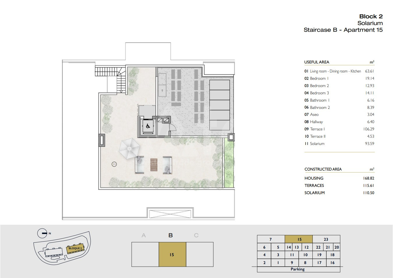 3 ložnice Penthouse v Las Colinas - LCG59224 - 2