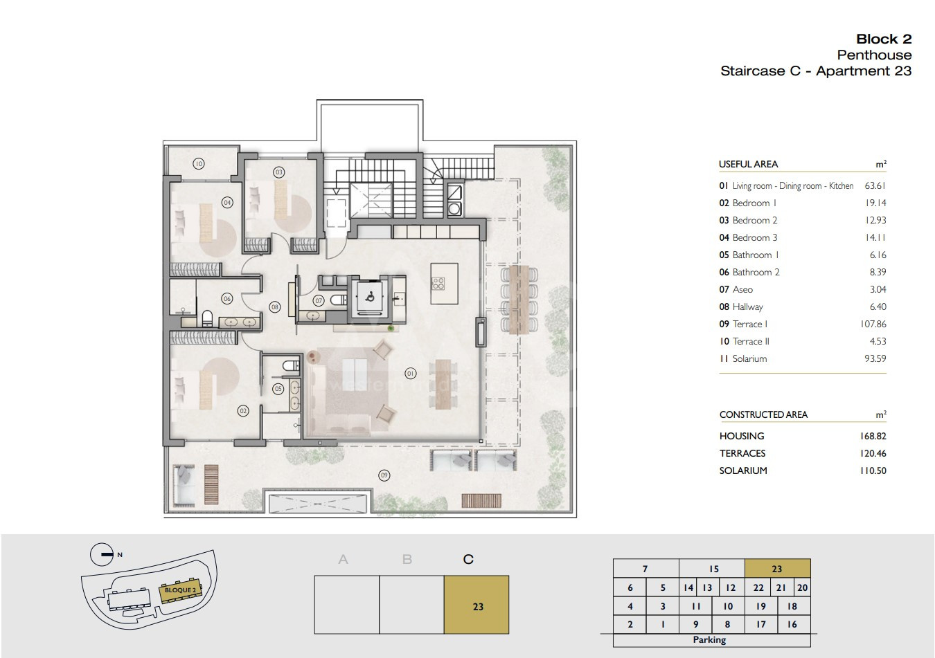 Ático de 3 habitaciones en Las Colinas - LCG59225 - 1