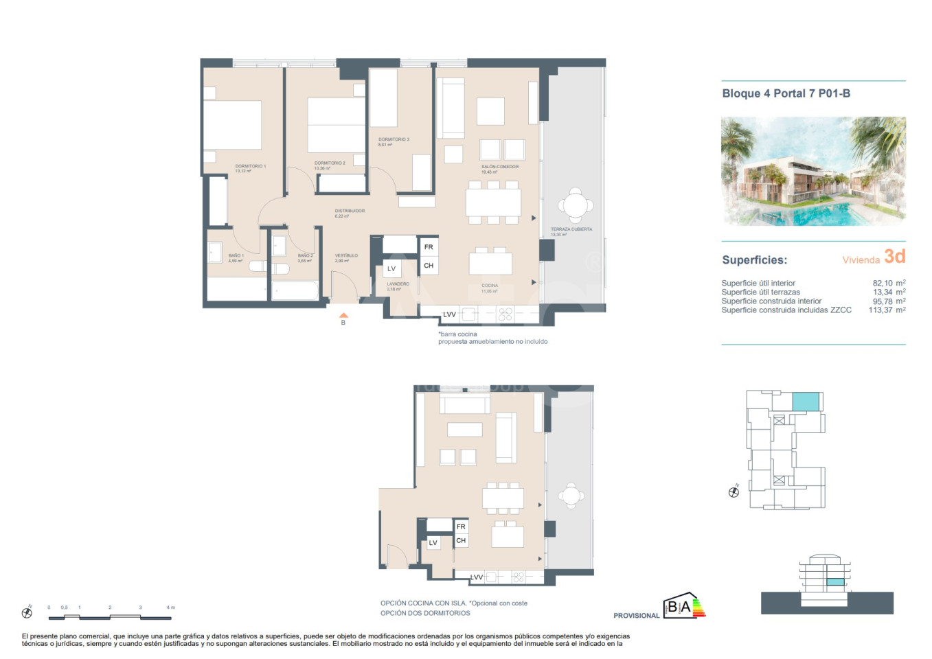 3 ložnice Apartmán v Javea - AEH59313 - 1