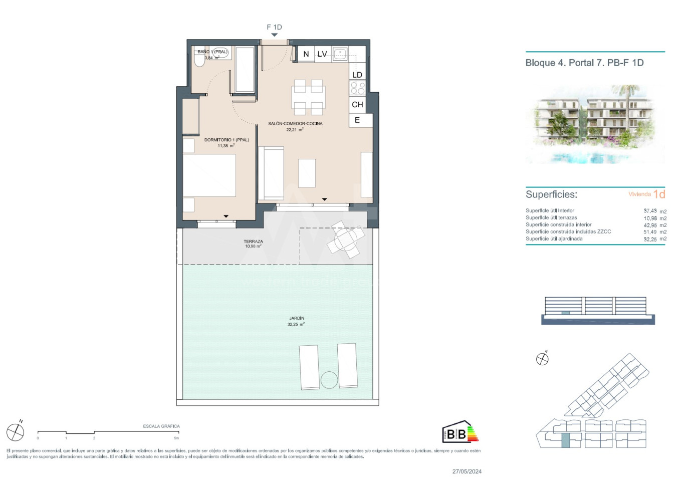 1 ložnice Apartmán v Denia - AEH59326 - 1