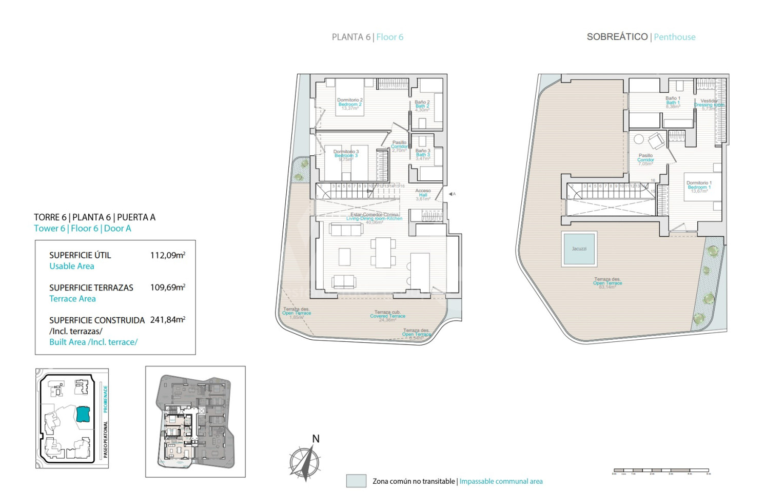 Ático de 3 habitaciones en Villajoyosa - QUA59438 - 1