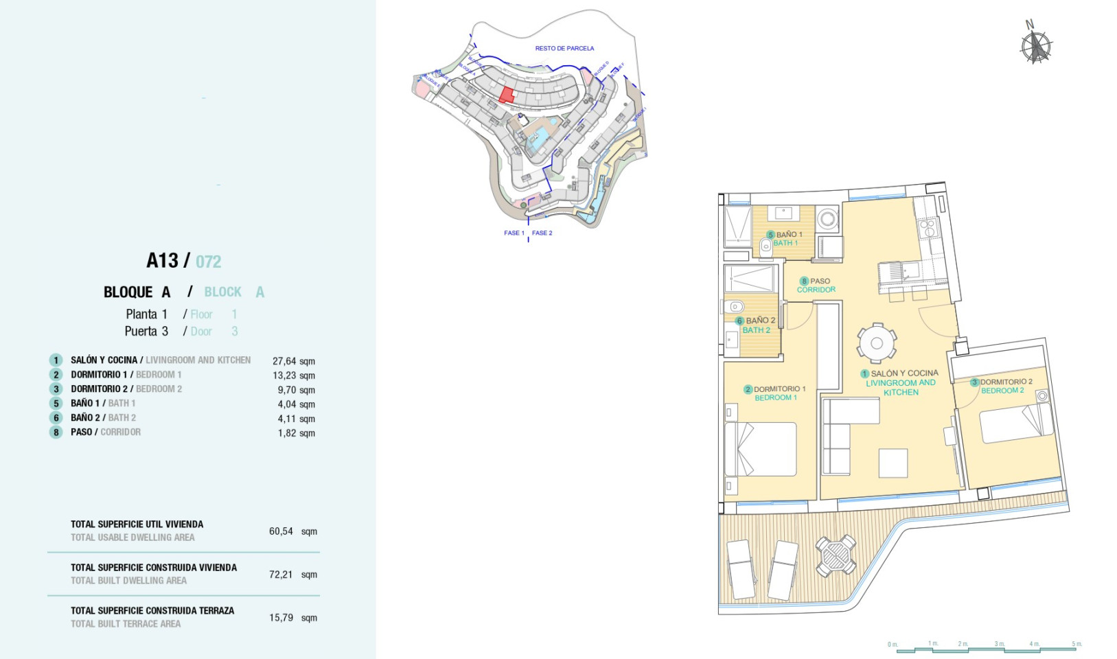 Apartamento de 2 habitaciones en Águilas - QUA59441 - 1