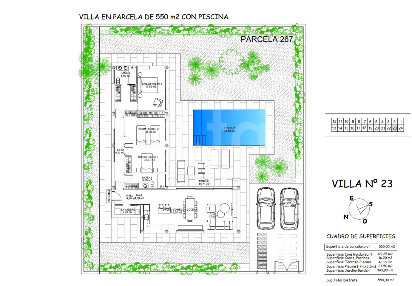 Willa w Calasparra, 3 sypialnie - HL59630 - 1