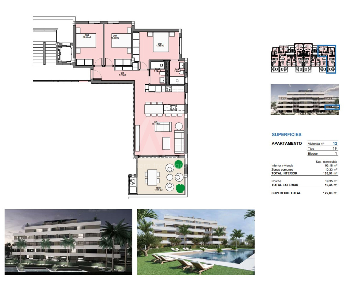 Apartamento de 3 habitaciones en Santa Rosalia - SRA59715 - 1